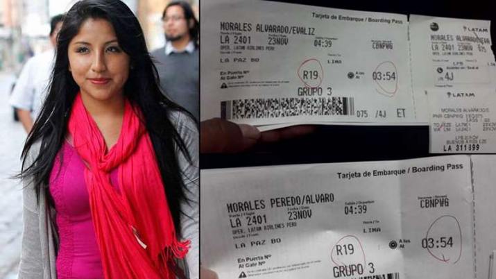Hija de Evo Morales y Pasajes Hija de Evo Morales y Pasajes