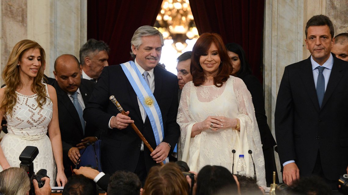 Alberto y Cristina ya juraron Alberto y Cristina ya juraron