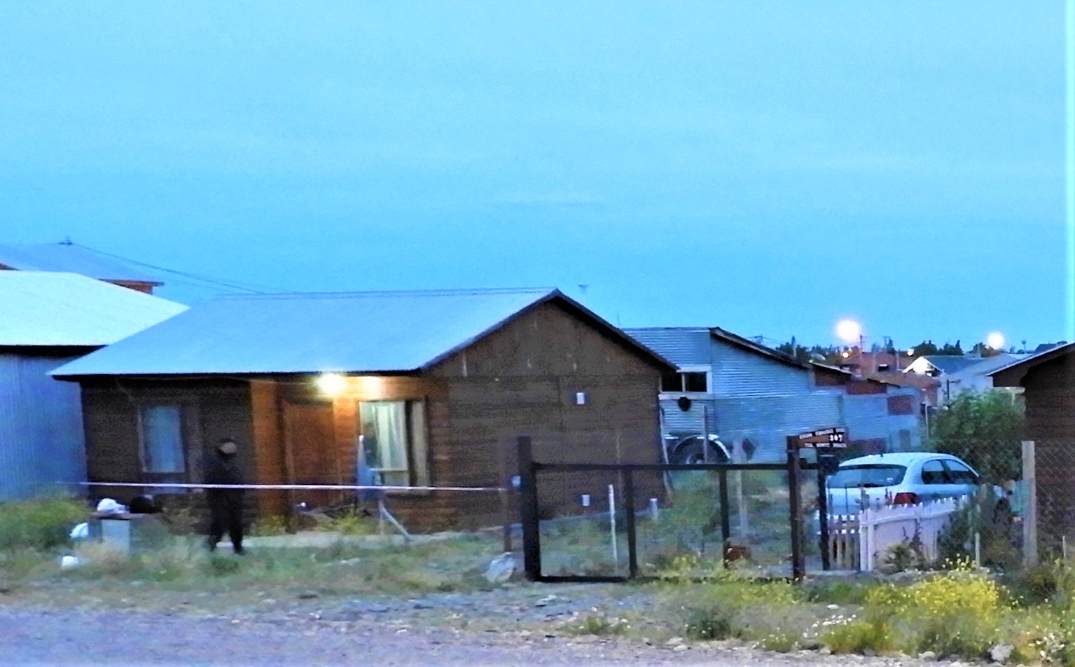 Vivienda donde ocurrió el asesinato. Vivienda donde ocurrió el asesinato.