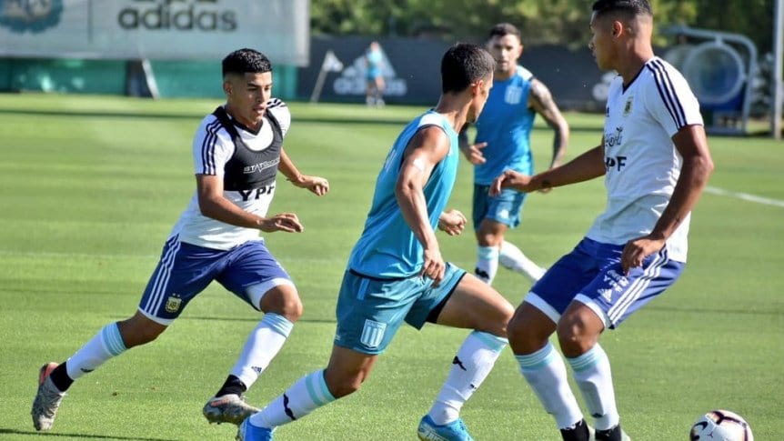 Racing amistoso con la Selección Sub 23 Racing amistoso con la Selección Sub 23