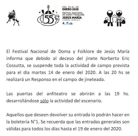 Comunicado de Jesús María