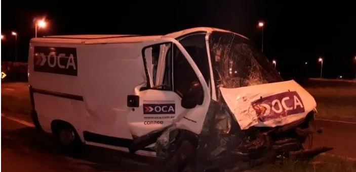 El chofer salió ileso