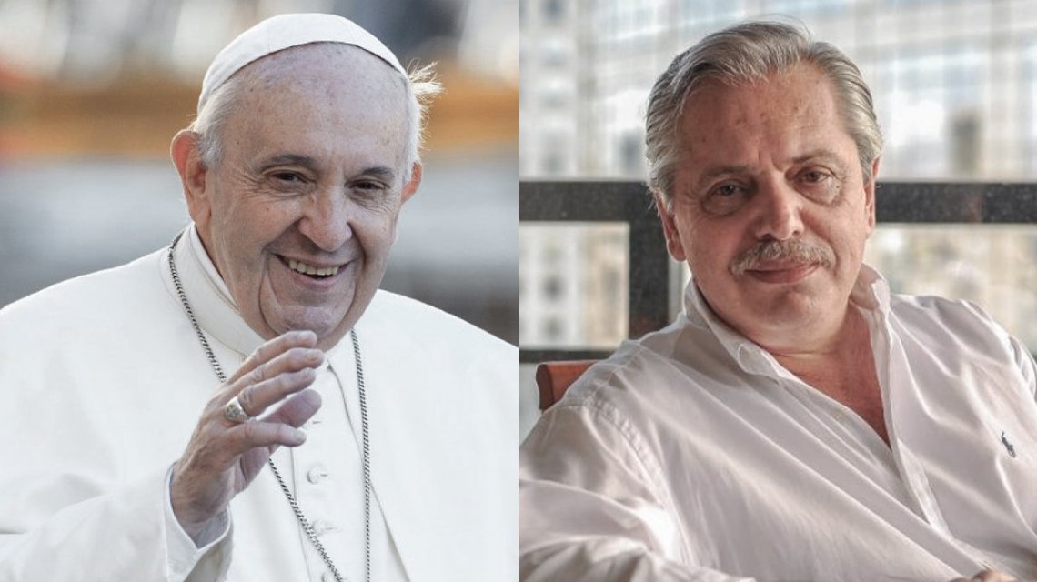 El Papa Francisco y Alberto Fernández El Papa Francisco y Alberto Fernández