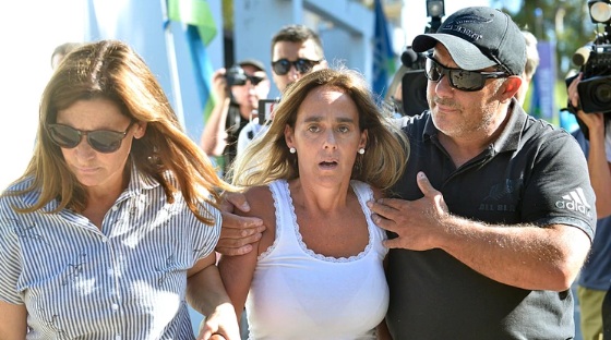 Madre de Juan Pedro Guarino, uno de los detenidos