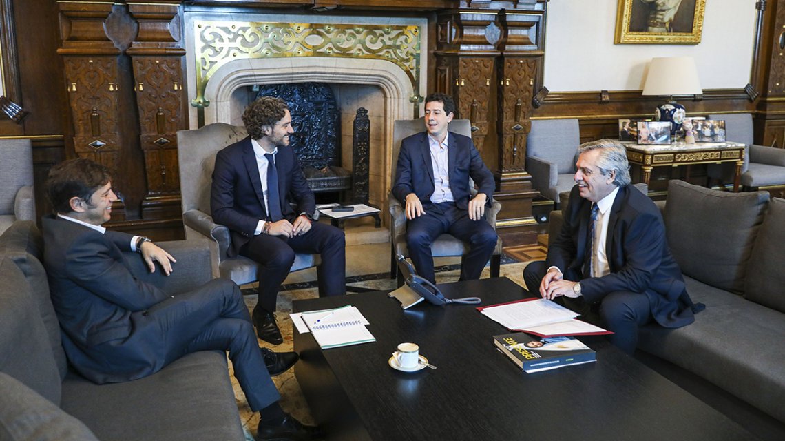 Axel Kicillof y Alberto Fernández Axel Kicillof y Alberto Fernández