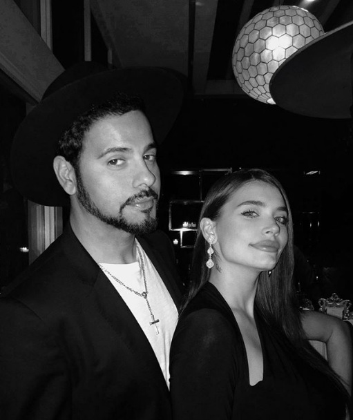 Eva junto a su pareja Eduardo Cruz