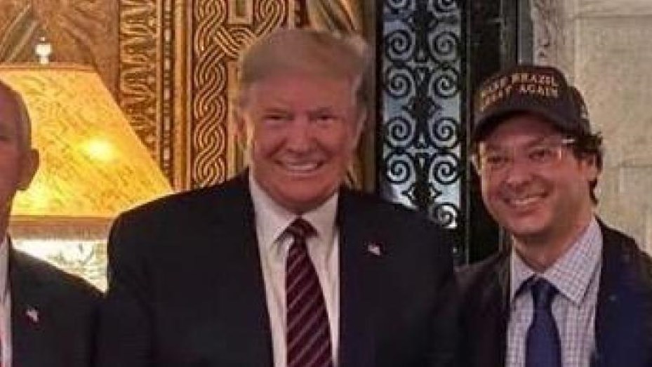 Trump y Fábio Wajngarten Trump y Fábio Wajngarten