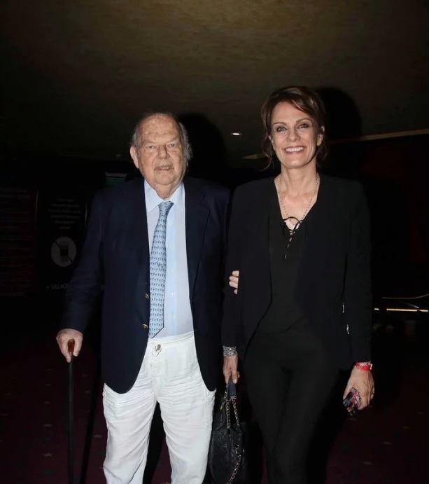 Bartolomé junto a su última esposa Nequi Galotti