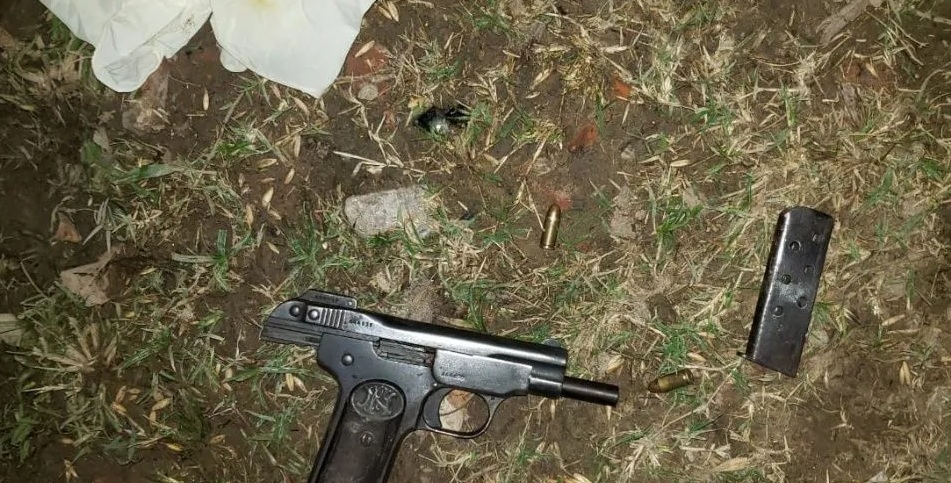 Pistola usada por el recluso Pistola usada por el recluso