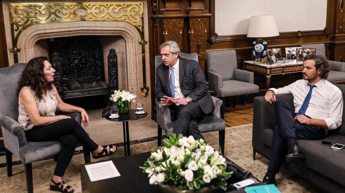 Reunión: Fernández, C. Caamaño y Cafiero Reunión: Fernández, C. Caamaño y Cafiero