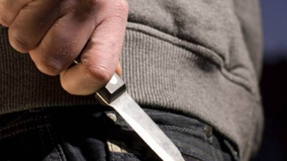 Imagen Ilustrativa cuchillo en mano Imagen Ilustrativa cuchillo en mano