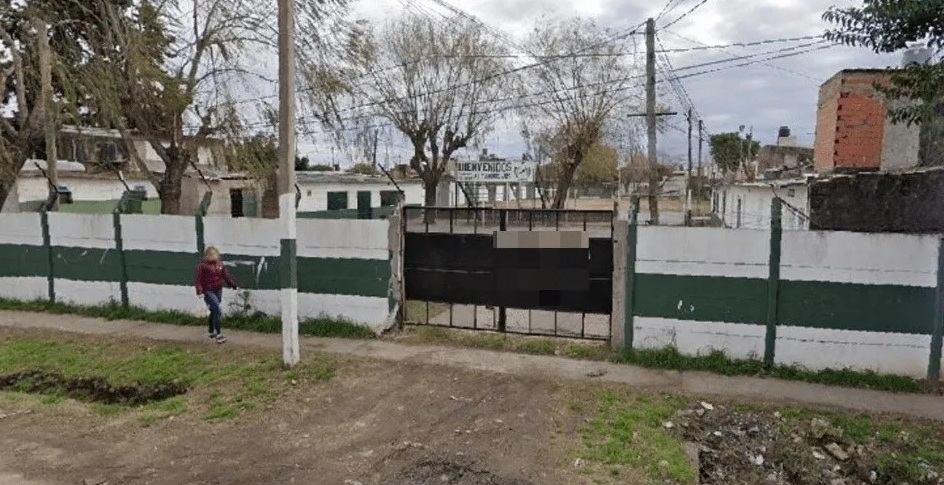 En esta cancha de fútbol ocurrió el trágico suceso En esta cancha de fútbol ocurrió el trágico suceso