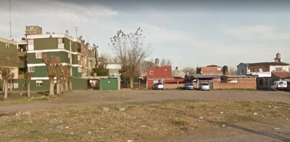 En este vecindario fue ultimado la víctima En este vecindario fue ultimado la víctima