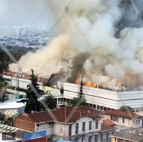 El incendio en el hospital San Borja Arriarán