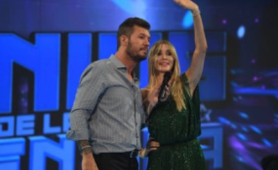 Guillermina Valdes junto a Marcelo Tinelli Guillermina Valdes junto a Marcelo Tinelli