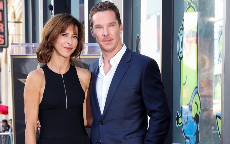Benedict Cumberbatch y su esposa Sophie Hunter