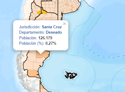 Jurisdicción Santa Cruz Departamento Deseado.