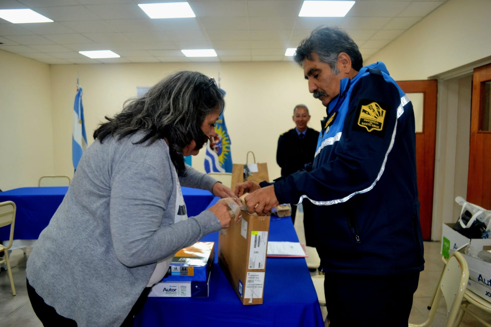Norma Cabas y José Luis Cortés.
