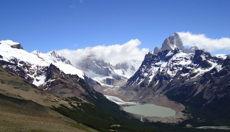Foto: La loma del Pliegue Tumbado (Turismo Chaltén)