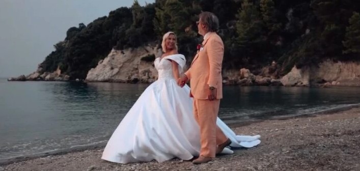 Así fue el casamiento de Celina Rucci en Grecia. Fotos: IG Capturas.