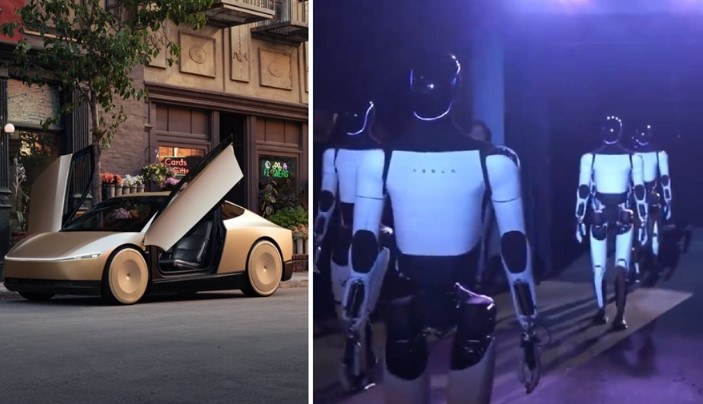 Elon Musk presentó el robotaxi de Tesla y robots humanoides para ayuda ...