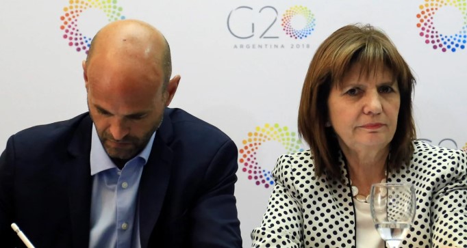 Guillermo Dietrich junto a Patricia Bullrich cuando compartían el Gabi Guillermo Dietrich junto a Patricia Bullrich cuando compartían el Gabi