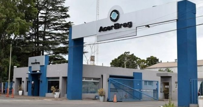 Planta de la siderúrgica Acerbrag.