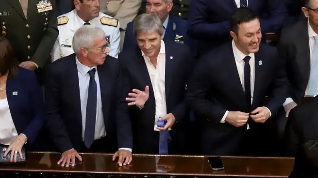 Mariano Cúneo Libarona y Luis Caputo Mariano Cúneo Libarona y Luis Caputo