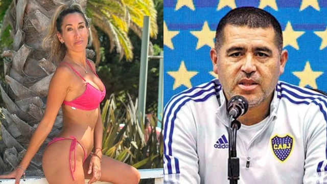 Juan Román Riquelme y Luciana Elbusto Juan Román Riquelme y Luciana Elbusto