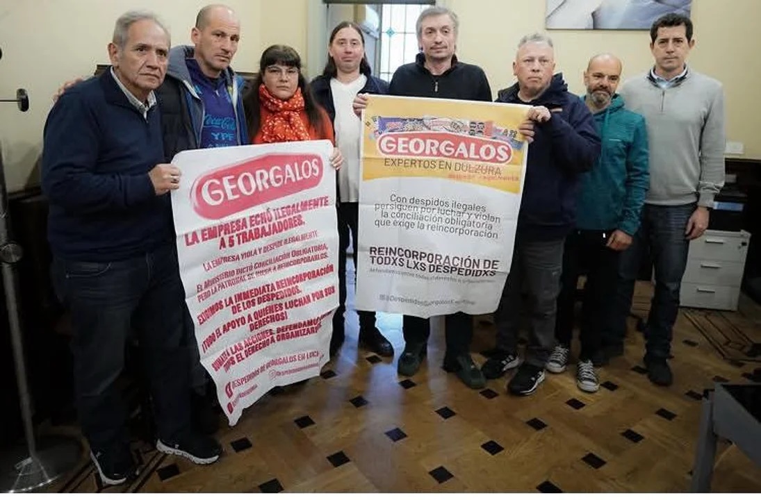 Máximo Kirchner, Sergio Palazzo y Wado de Pedro reunidos Máximo Kirchner, Sergio Palazzo y Wado de Pedro reunidos