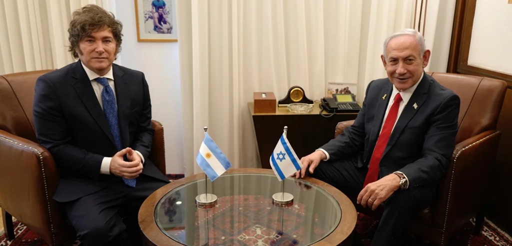 Javier Milei y Benjamín Netanyahu Javier Milei y Benjamín Netanyahu