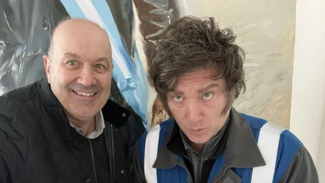 Federico Sturzenegger junto a Javier Milei. Federico Sturzenegger junto a Javier Milei.
