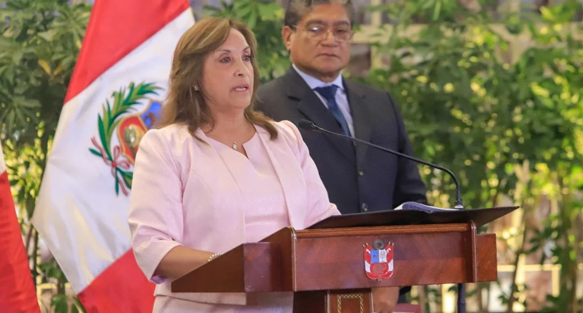 Dina Boluarte, presidenta de Perú. Dina Boluarte, presidenta de Perú.