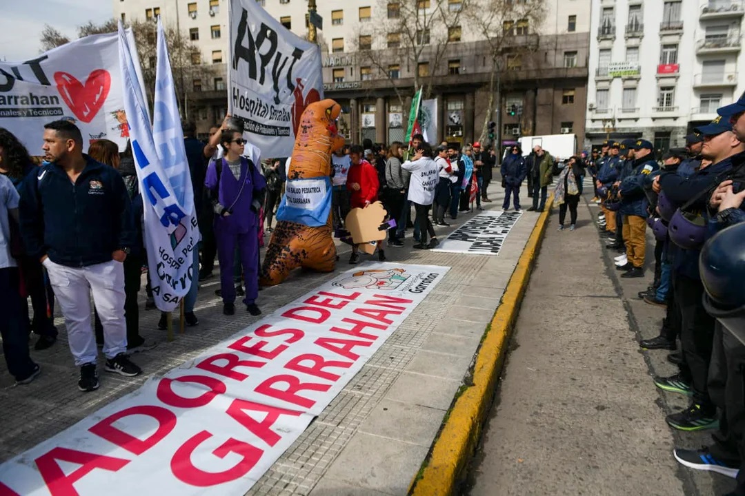 Trabajadores del Hospital Garrahan. Trabajadores del Hospital Garrahan.