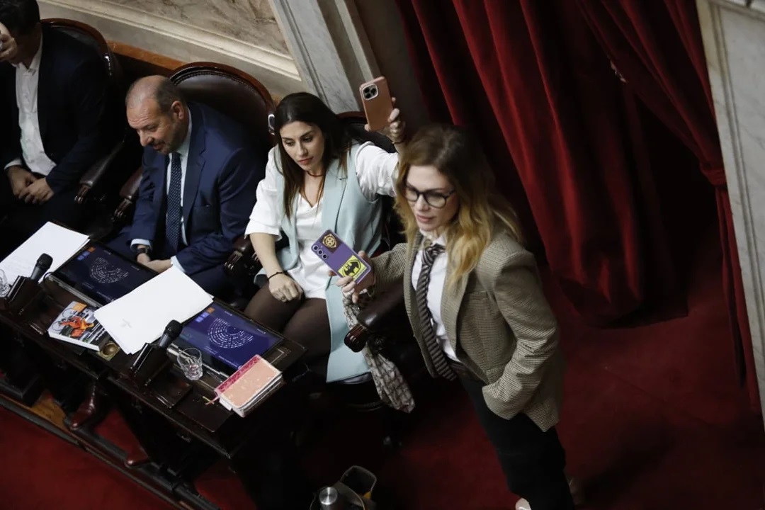 Marcela Pagano y Lilia Lemoine en Diputados Marcela Pagano y Lilia Lemoine en Diputados