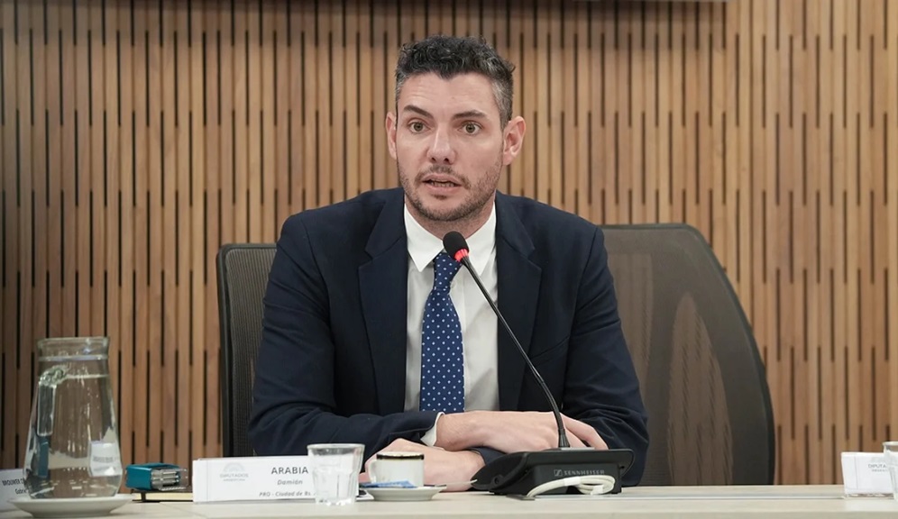 Damián Arabia, diputado del PRO. Damián Arabia, diputado del PRO.