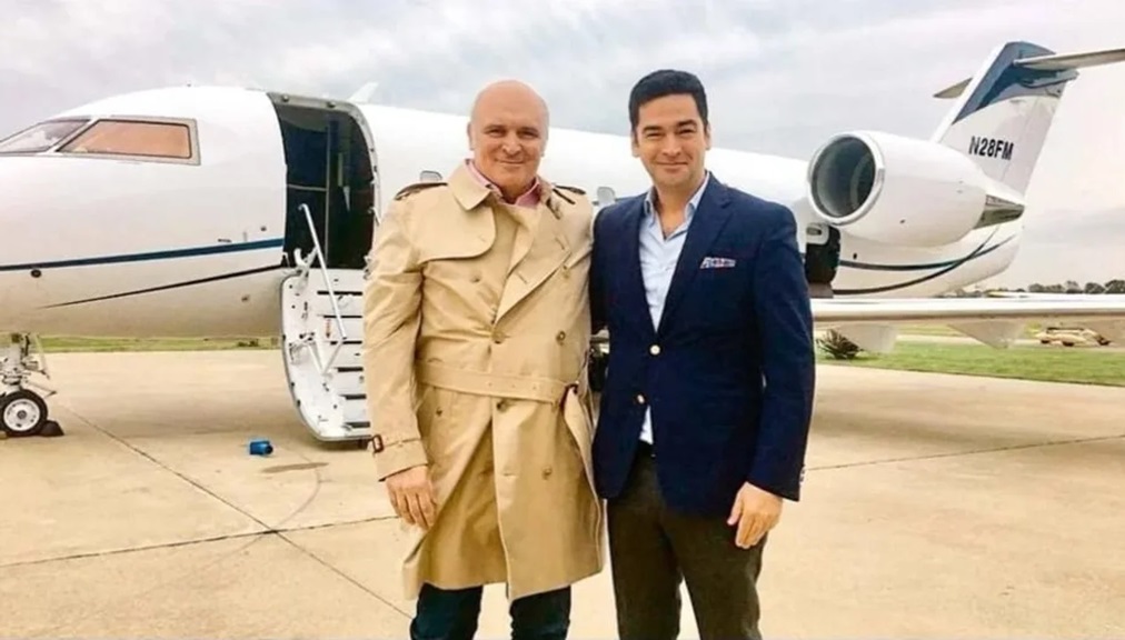 José Luis Espert junto a Federico 'Fred' Machado José Luis Espert junto a Federico 'Fred' Machado