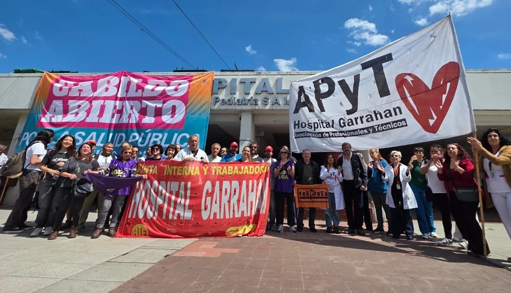 Trabajadores del Garrahan exigieron la anulación de los vetos Trabajadores del Garrahan exigieron la anulación de los vetos