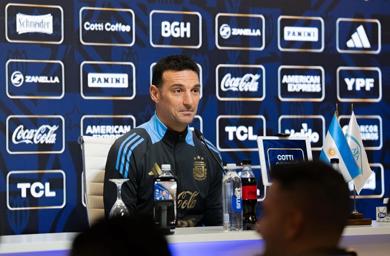 El DT de la Seleción argentina, Lionel Scaloni. El DT de la Seleción argentina, Lionel Scaloni.