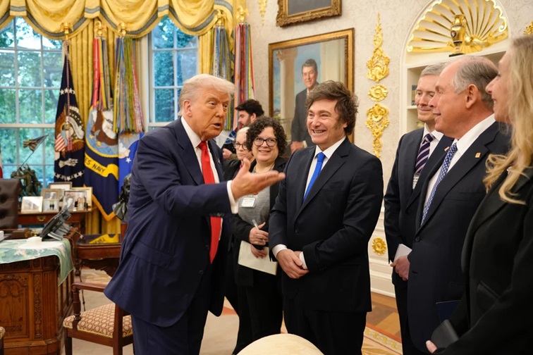 Donald Trump y Javier Milei Donald Trump y Javier Milei