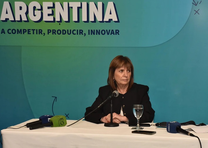 La ministra de Seguridad, Patricia Bullrich La ministra de Seguridad, Patricia Bullrich
