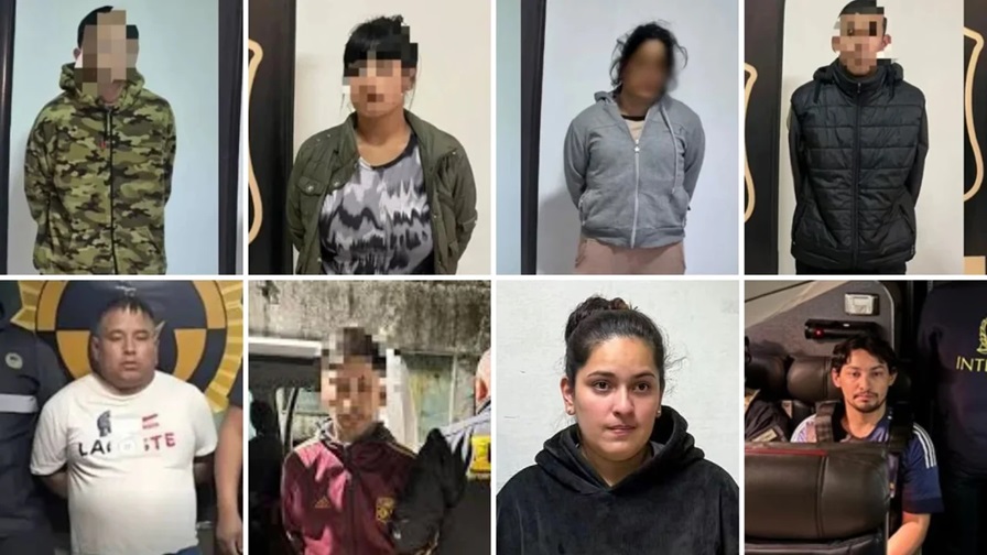 Ocho de los nueve detenidos que serán indagados Ocho de los nueve detenidos que serán indagados