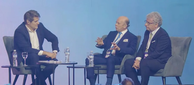 Guillermo Andino, César Litvin y Carlos Abeledo