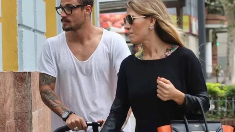 Jimena Baron y Daniel Osvaldo.