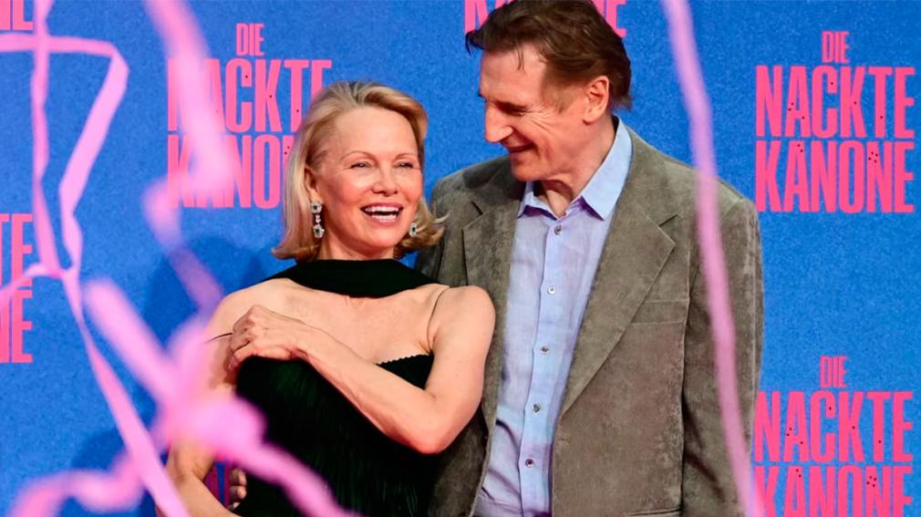 Pamela Anderson confesó que tuvo una relación con Liam Neeson: “Había sentimientos reales”