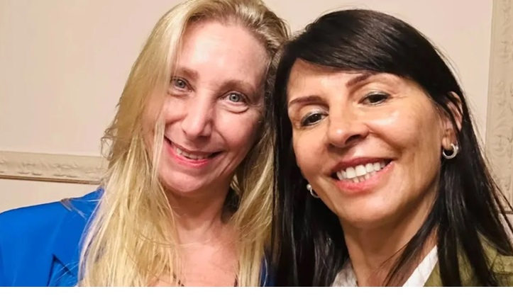 Karina Milei y Lorena Villaverde