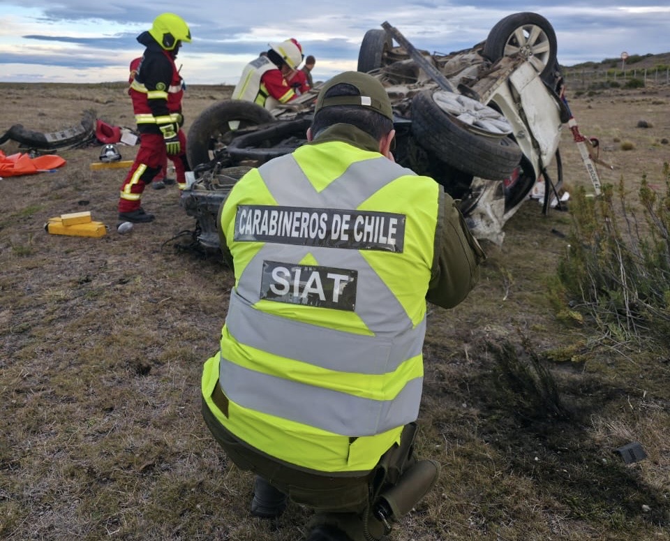 Tragedia vial: Dos personas murieron en un accidente cerca de Monte Aymond