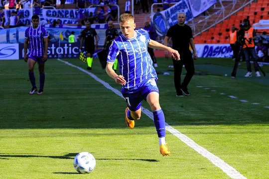 El debut de Santino Andino en Godoy Cruz frente a Sarmiento.