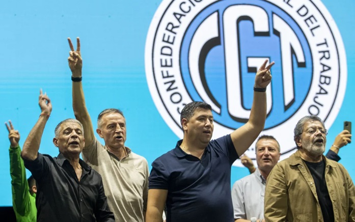 Arguello, Jerónimo y Sola, el nuevo triunvirato de la CGT.