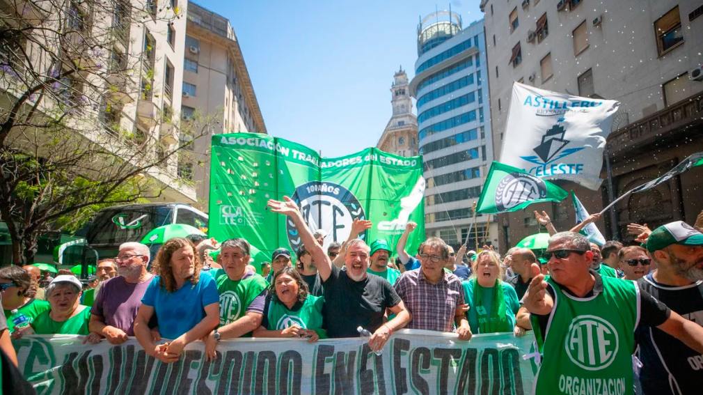ATE convocó hoy a marchar contra la intervención de Estados Unidos en Venezuela